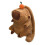 Plush Capybara Backpack Casual Lightweight Large Capacity 4