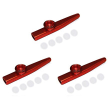 3X Mirliton Made of Aluminum Alloy with Red Membrane