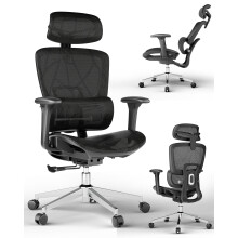 Ergonomic Office Chair with 3D Lumbar Support