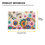 Dragonfly Boho Mandala Flower Placemats 8-Pack 11.817.7 5