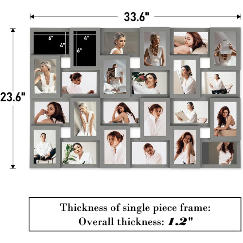 4x6 Photo Collage Picture Frame Set Wall-Hanging 1