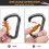 Screwgate Locking Carabiner D-Ring Clip 30KN Gray 3 Pack 6