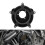 Air Cleaner Clear Matte Black with Grey Filter for Harley 3