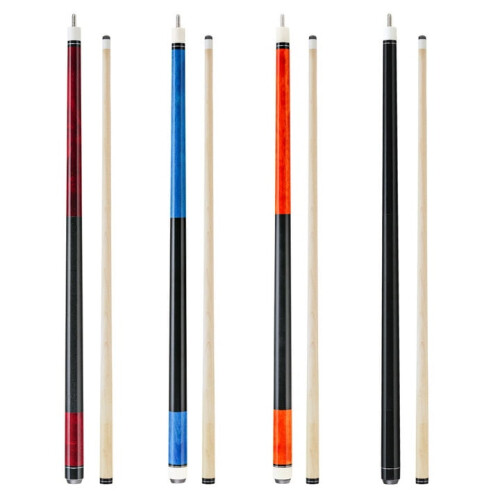 Billiard Cue Set Maple Butt 58 Inch 19-20oz 12.5mm Tip 1