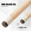 Billiard Cue Set Maple Butt 58 Inch 19-20oz 12.5mm Tip 5