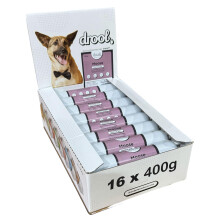 Drool Pet Products Dog Food Pate | Multi pack 16 x 400g Premium Pate | Dog Meat