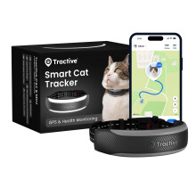 Tractive Smart Cat Tracker Mini | 2026 Edition | #1 Cat GPS | Real-Time Location