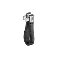 USB4.0 Vollfunktion USB-C-auf-USB-C-Kabel, beidseitig gewinkelt, 240W Ladeleistung, 40Gbps Daten, TPE, 13cm