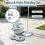 Flat Mop Set,Telescopic Microfiber Floor Mop For Patio Garage Cleaning 1