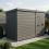 11x4 Pent Composite Shed Tanalised(Single Door, No Windows) 1