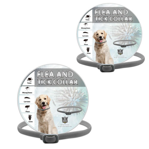 2PCS Collar for Dogs Repellent: Dog Repellent Collars, Adjustable Small-Medium-L