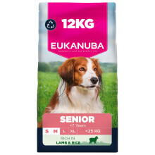 Eukanuba Lamb & Rice - Complete Dry Dog Food - For Senior Small & Medium Breed D