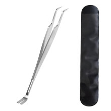 JIEYUCHU Tick Remover Tool, 2 in 1 Stainless Steel Tick Remover, Tick Tweezers W