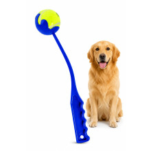 Dog Ball Launcher Tennis Ball Launcher Ball Thrower Stick Interactive Pet Outdoo