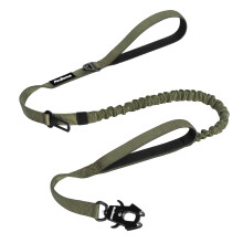 PetBonus Heavy Duty Tactical Dog Lead, 150 cm Bungee Shock Absorption Lead with