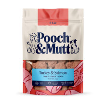 Pooch & Mutt - Freeze Dried Treats, Turkey & Salmon Dog Treats for Training, Pac