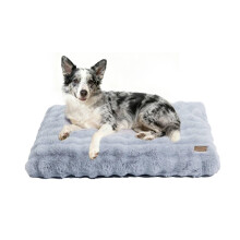 BingoPaw XL Large Dog Bed Washable with Removable Cover Grey 105x70x12cm