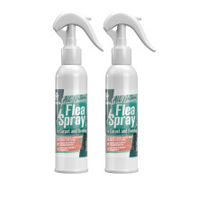 Flea Spray All Natural for Carpet & Bedding 250ml Pack of 2 – Fast Acting Pet &F