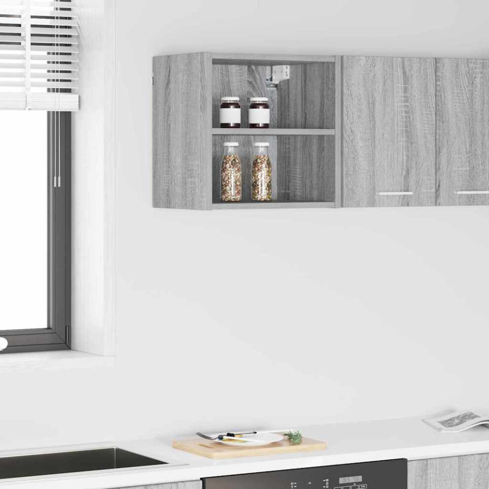 Vidaxl Hanging Cabinet Grey Sonoma 40 X 29.5 X 40 Cm Engineered Wood