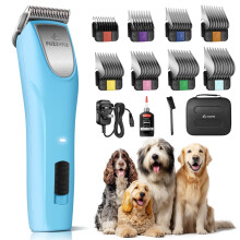 FuzzyFix Dog Clippers Professional for Thick Hair,Low Noise Clippers Cordless Er