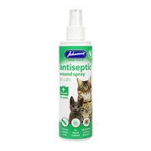 Johnsons Antiseptic Wound Spray for Cats 200ml - Hypochlorous, Fast Recovery, An