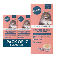 BOOST Cat Lick Treats - Made with 100% Natural Ingredients, Grain-Free Cat Snack