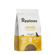 Applaws Complete and Grain Free Dry Adult Dog Food 4kg Chicken, Small Medium Bre