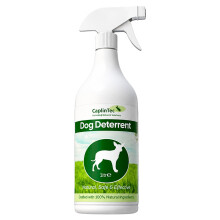 CaplinTec Dog Repellent Outdoor Spray – Natural Scent-Based Urine Control | Stop