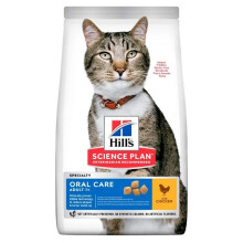 FOXCUP Hill's Science Plan Adult Oral Care Dry Cat Food Chicken Flavour Plaqueof