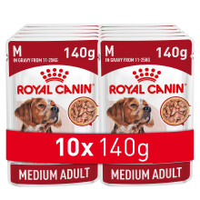 Royal Canin Medium Ageing Adult Dog Wet Pouches 140g (Pack of 40)