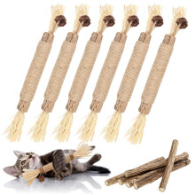 21PCS Catnip Toys for Cats, Kitten Silvervine Sticks, Catnip Matatabi Sticks, Ca