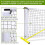 Outdoor Pickleball Training Net Standard Size 22x3ft Replacement Net Fits Most Freestanding Portable Frames 4