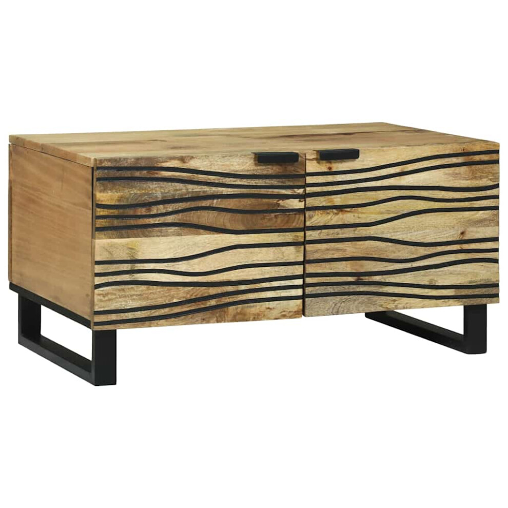 Vidaxl Coffee Table Natural 80 X 50 X 40 Cm Engineered Wood