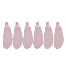 Set van 6 ABS-vervangingsmesjes, 22,50 cm lang, compatibel-Roze