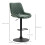 Retro Bar Stools Set of 2,  Kitchen Stool,Green 2