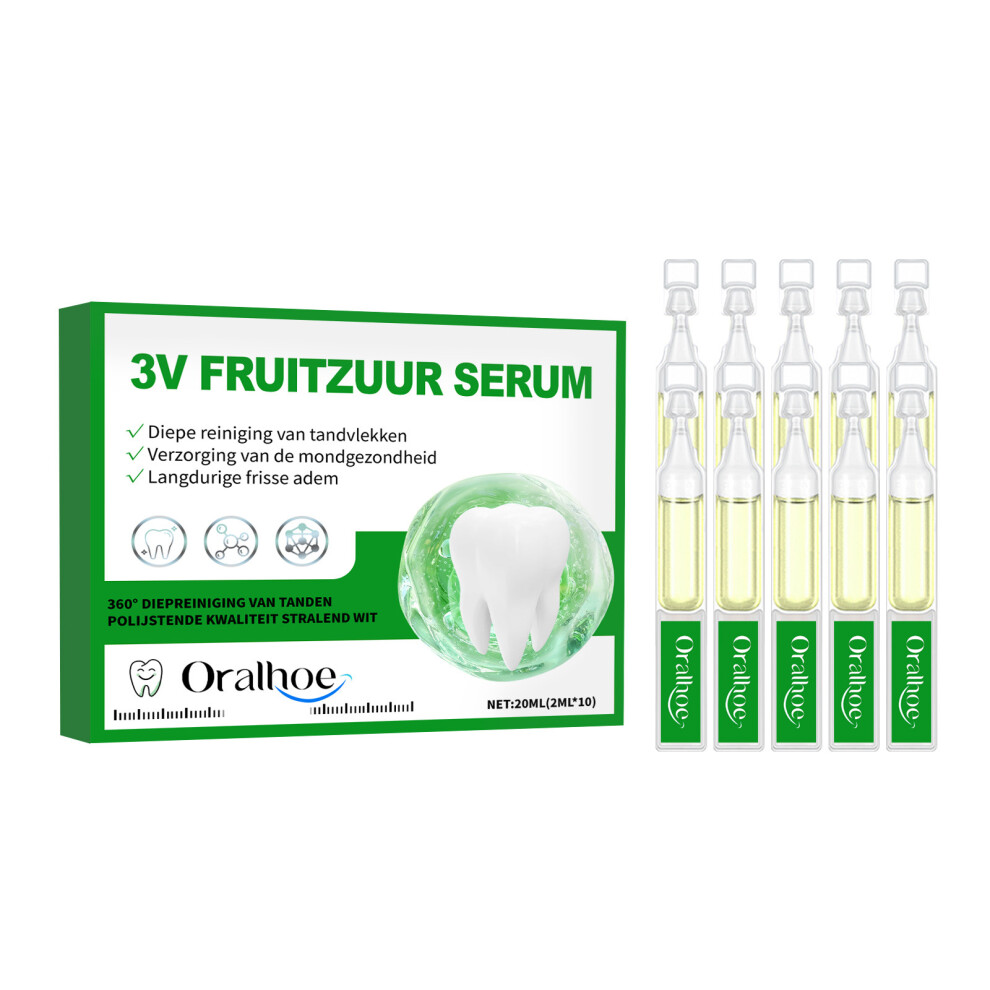(20ML(2ML*10)) Oralhoe Teeth Cleansing Essence Gentle care for daily teeth cleaning