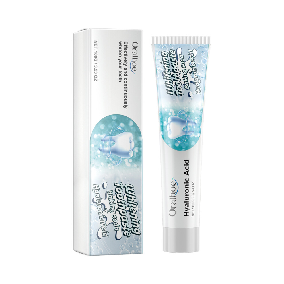(100g) ORALHOE Hyaluronic Acid Whitening Toothpaste Teeth Cleaning Yellow Tartar Whitening Teeth Whitening Oral Care