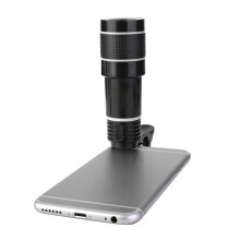 Lente Telefoto 20x para Celular HD Lente de Câmera Externa Zoom Foco Lente para Celular para Visualização em Viagens