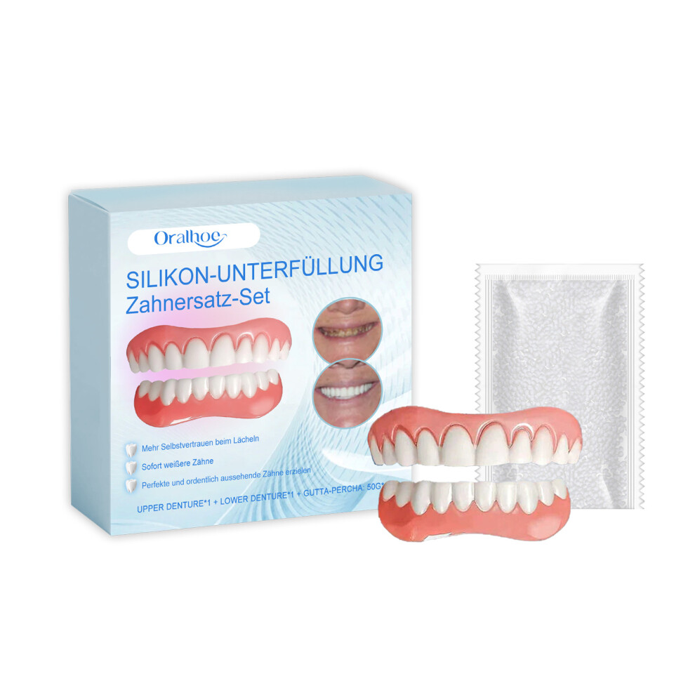 (Suit) ORALHOE Modified Dentures Set Improves Smile Comfort Material Modifies Teeth and Fills Teeth Gaps Set