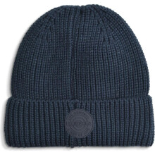 (One Size, Dark Navy) Lambretta Mens Fleece Lined Chunky Knit Winter Warm Beanie Hat