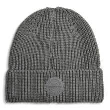 (One Size, Iron) Lambretta Mens Fleece Lined Chunky Knit Winter Warm Beanie Hat