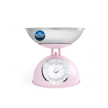 Salter Retro Pink Kitchen Scale – 5kg Mechanical Dial, 2L Bowl, Classic Look