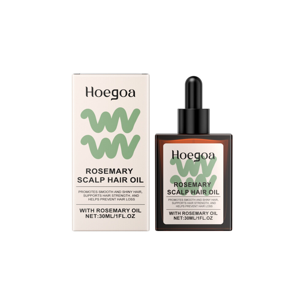 (30ml) HOEGOA Rosemary Hair Care Essential Oil Mild, Moisturizing, Strengthening Hair Care, Smooth Hair Dyeing and Perming Care
