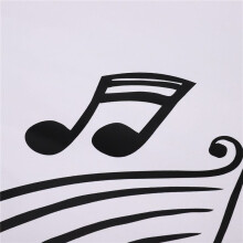 2X Microphone Music Note Wall Art Musical Notes Sticker for Ktv Bar Background Home Decorations