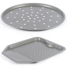 Salter Essentials Pizza & Chip Tray Non-Stick Dishwasher Safe PFOA-Free Coating
