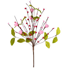 Valentine's Day Artificial Flower Arrangement with Berry