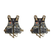 Fishing Safety Vest Adjustable Breathable 2PCS