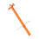 Bike Rear Dropout Alignment Gauge Orange 1
