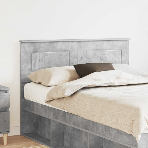 VidaXL vidaXL Headboard Concrete Grey Engineered wood