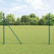vidaXL Ground Fix Welded Wire Fence 100 x 1.5 m (W x H)